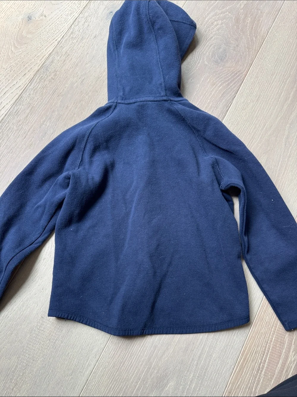 GAP Navy Full-Zip Hooded Fleece Jacket